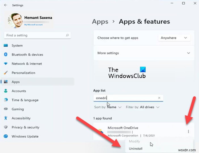 Windows 11/10 में फाइल एक्सप्लोरर से OneDrive आइकन कैसे हटाएं
