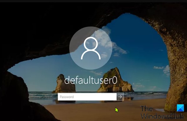 विंडोज 11/10 में Defaultuser0 पासवर्ड कैसे हटाएं