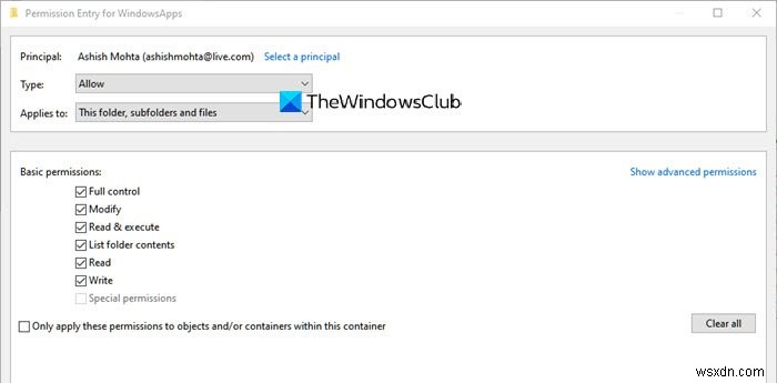 WindowsApps छिपा हुआ फ़ोल्डर क्या है और मैं इसे एक्सेस क्यों नहीं कर सकता?