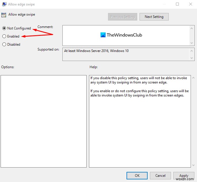 Windows 10 में Screen Edge Swipe को डिसेबल कैसे करें