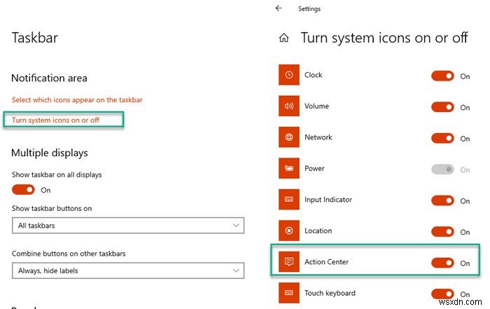 Windows 10 Action Center गायब - इसे वापस कैसे लाएं
