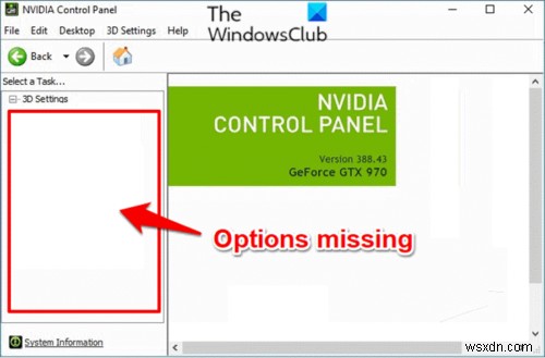 Windows 11/10 पर NVIDIA Control Panel गायब
