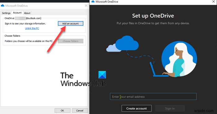 Windows 10 कंप्यूटर पर एकाधिक OneDrive खाते कैसे जोड़ें