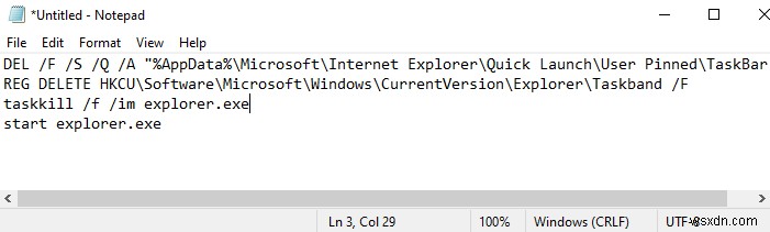 Windows 11/10 में टास्कबार से प्रोग्राम आइकन अनपिन या हटाने में असमर्थ