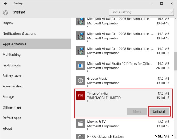 अवांछित Windows प्रोग्राम, ऐप्स, सुविधाएं और फ़ोल्डर हटाएं