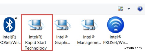 आपका सिस्टम Intel Rapid Start Technology सक्षम नहीं दिखाता