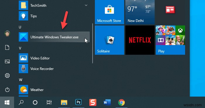 Windows 11/10 में स्टार्ट मेनू में पोर्टेबल ऐप्स कैसे पिन करें