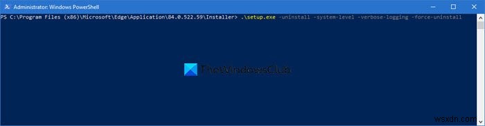 Windows 10 में Microsoft Edge Chromium ब्राउज़र को कैसे अनइंस्टॉल करें