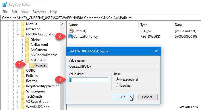 संदर्भ मेनू और सिस्टम ट्रे से NVIDIA Control Panel कैसे हटाएं