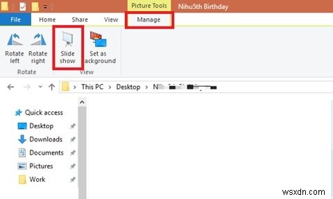 Windows 10 पर फ़ोटो को स्लाइड शो के रूप में कैसे देखें