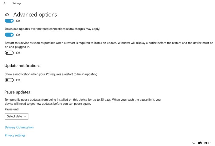 विंडोज 10 v2004 में Defer Updates विकल्प हटाया गया; इसके बजाय Group Policy का उपयोग करें!