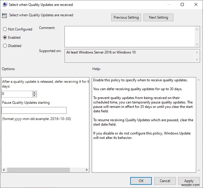विंडोज 10 v2004 में Defer Updates विकल्प हटाया गया; इसके बजाय Group Policy का उपयोग करें!