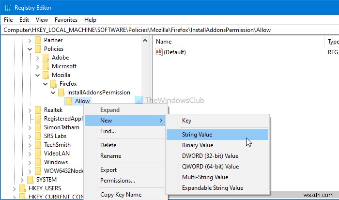 ग्रुप पॉलिसी या रजिस्ट्री संपादक का उपयोग करके Firefox में ऐड-ऑन इंस्टॉलेशन अक्षम करें