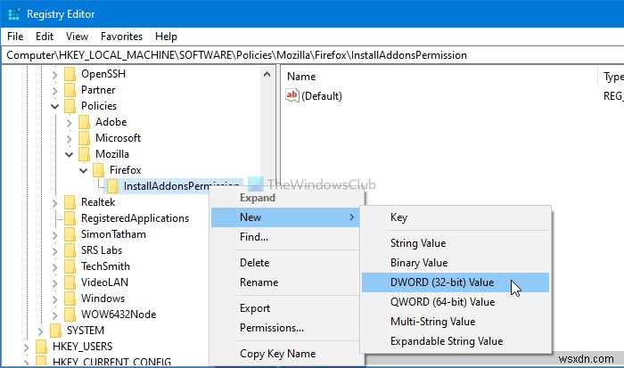 ग्रुप पॉलिसी या रजिस्ट्री संपादक का उपयोग करके Firefox में ऐड-ऑन इंस्टॉलेशन अक्षम करें