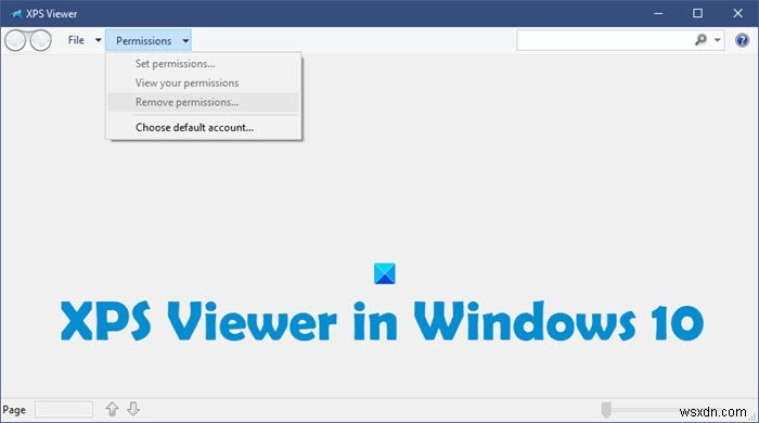 Windows 11/10 में XPS व्यूअर
