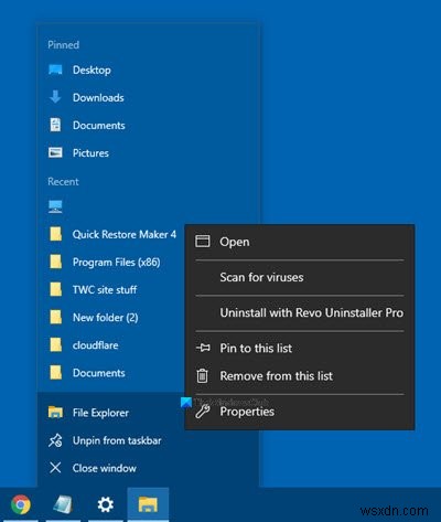 Windows 11/10 में जंप लिस्ट फीचर का उपयोग कैसे करें
