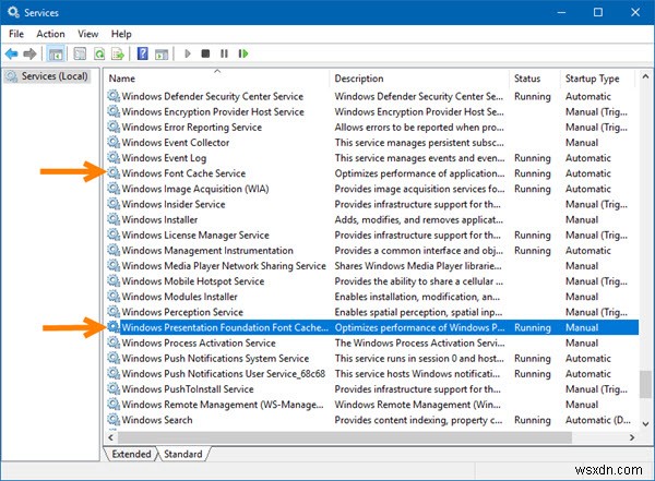 Windows 11/10 में फ़ॉन्ट कैश को पुनर्निर्माण कैसे करें