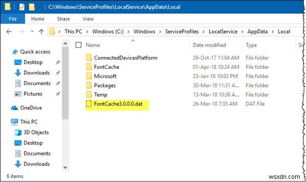 Windows 11/10 में फ़ॉन्ट कैश को पुनर्निर्माण कैसे करें