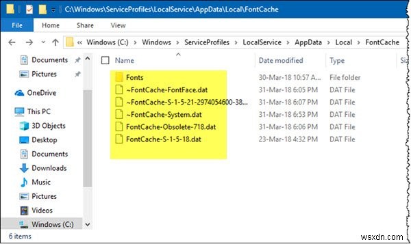 Windows 11/10 में फ़ॉन्ट कैश को पुनर्निर्माण कैसे करें