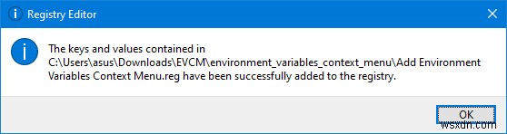Windows 11/10 में Environment Variables को Context Menu में कैसे जोड़ें
