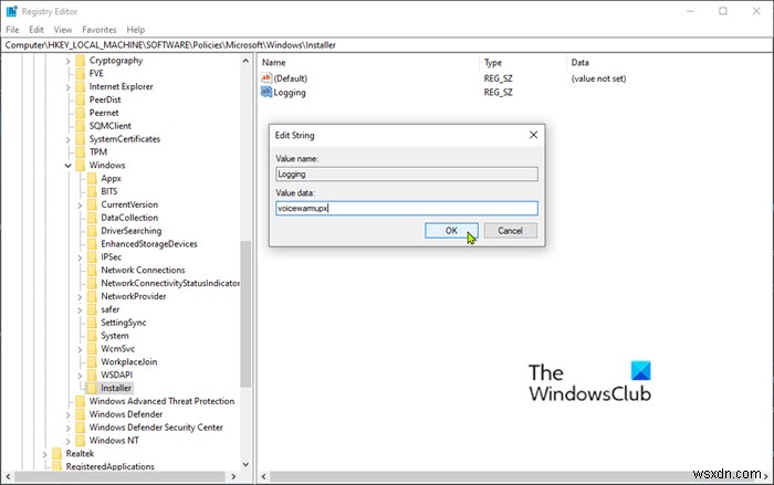 Windows 10 पर Windows Installer लॉगिंग कैसे सक्षम करें