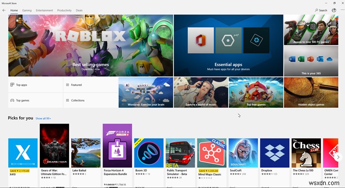 Windows 10 ऐप्स और गेम प्रबंधित करने के लिए Microsoft Store क्विक स्टार्ट गाइड