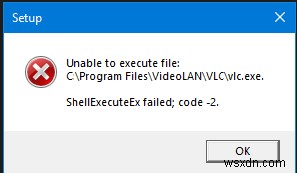 Windows 11/10 में ShellExecuteEx विफल त्रुटि ठीक करें
