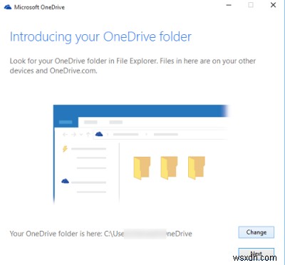 Windows 11/10 में OneDrive फ़ोल्डर का स्थान ले जाएं या बदलें
