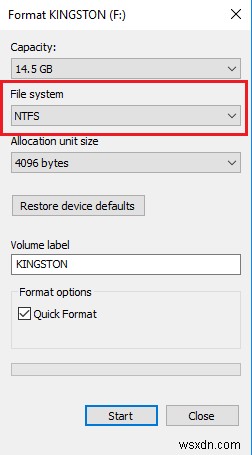 Windows 10 पर There is insufficient disk space to complete operation त्रुटि