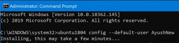WSL डिस्ट्रो (विंडोज सबसिस्टम फॉर लिनक्स) में उपयोगकर्ता कैसे जोड़ें