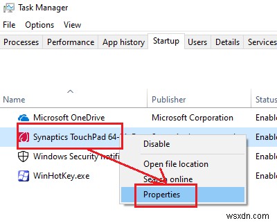 Synaptics Pointing Device Driver से कनेक्ट करने में असमर्थ