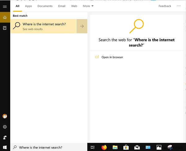 Windows 10 पर Cortana वेब पूर्वावलोकन काम नहीं कर रहा