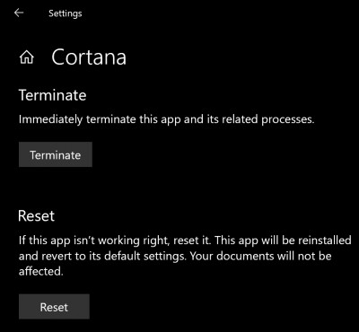 Windows 10 पर Cortana वेब पूर्वावलोकन काम नहीं कर रहा