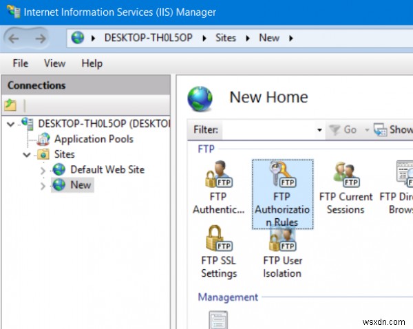 Windows 10 पर FTP सर्वर तक पहुंचने के लिए विशिष्ट उपयोगकर्ताओं को कैसे जोड़ें