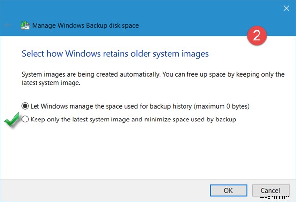 Windows 10 में सिस्टम इमेज और बैकअप कैसे हटाएं
