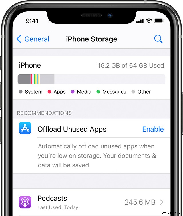iPhone/iPad पर मीडिया सिंक ऑप्शन कैसे बदलें: स्टोरेज खाली करें