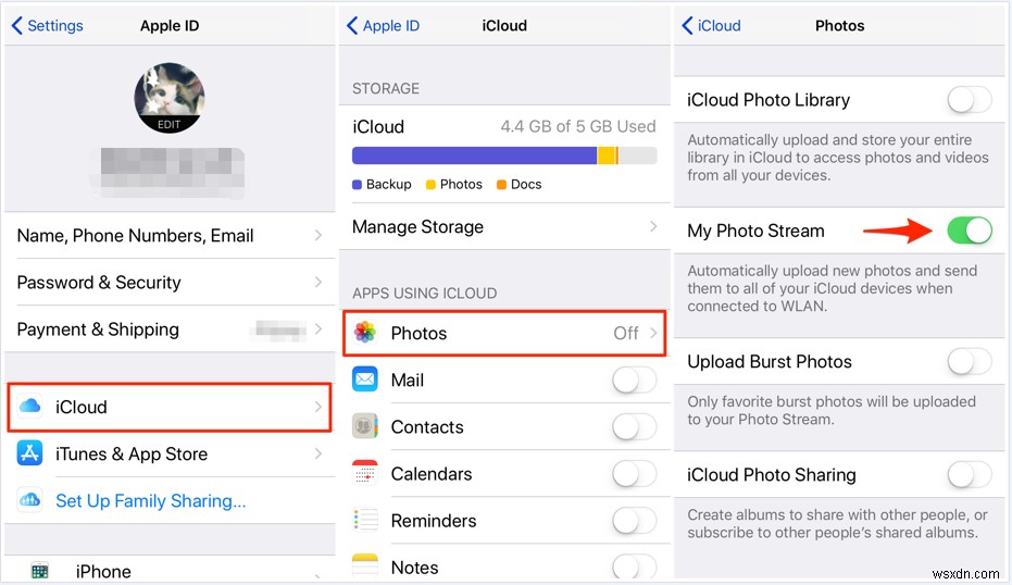 iCloud के साथ या बिना iPhone से iPad में फोटो ट्रांसफर करें
