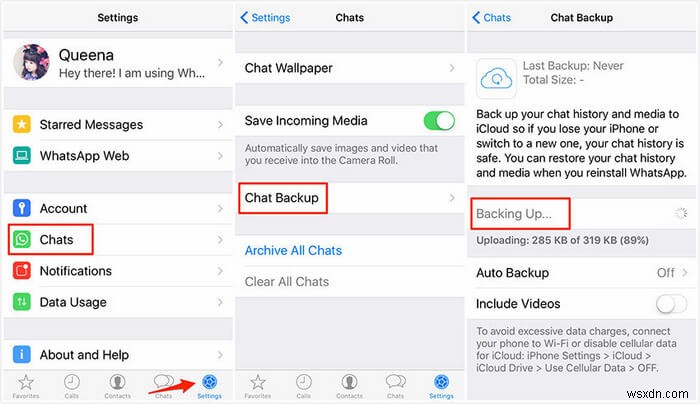 iPhone से Samsung Galaxy S22 (Ultra)/S21 Plus/S21 Ultra पर WhatsApp मैसेज कैसे ट्रांसफर करें