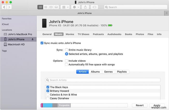 Mac से iPhone पर म्यूजिक कैसे ट्रांसफर करें