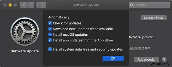 macOS के लिए सॉफ़्टवेयर ऑटो अपडेट कैसे सक्षम करें