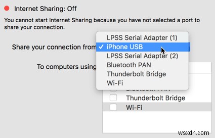 macOS में Wi-Fi हॉटस्पॉट कैसे बनाएं