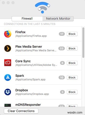 macOS पर अपने नेटवर्क कनेक्शन का उपयोग करने वाले ऐप्स को कैसे प्रबंधित करें