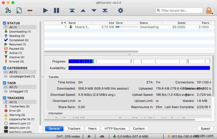 macOS के लिए 5 शीर्ष BitTorrent क्लाइंट