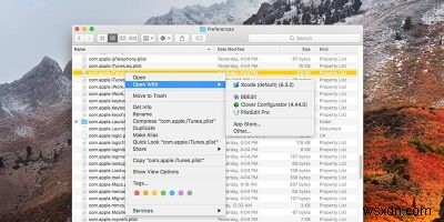 macOS में संदर्भ मेनू को कैसे संपादित करें