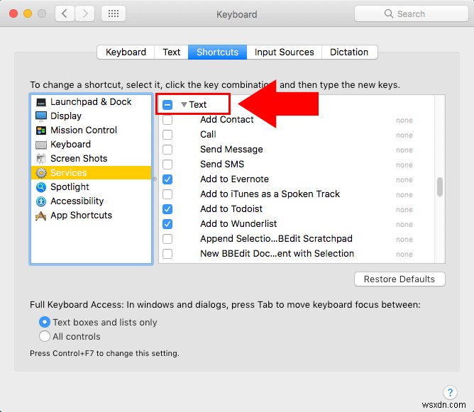macOS में संदर्भ मेनू को कैसे संपादित करें