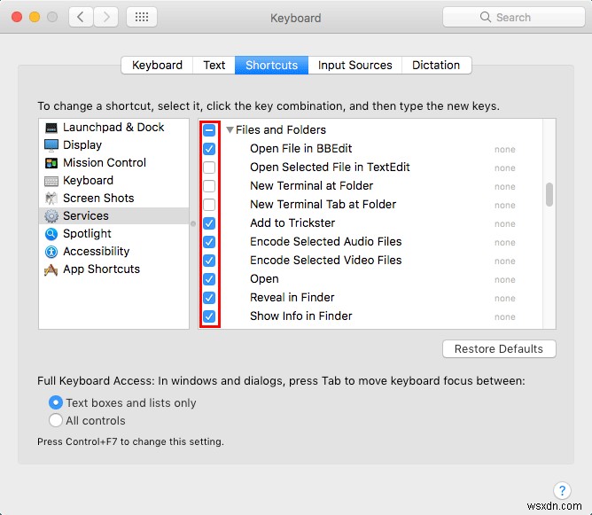 macOS में संदर्भ मेनू को कैसे संपादित करें