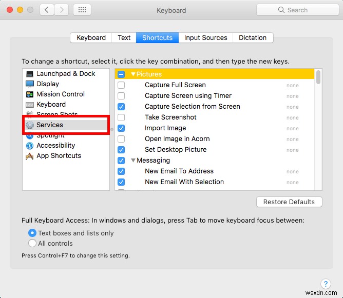macOS में संदर्भ मेनू को कैसे संपादित करें