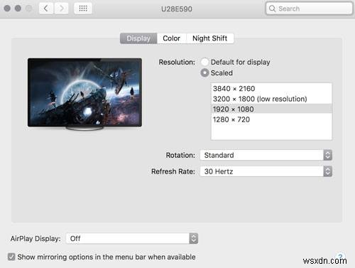 Mac के साथ 4K और 5K डिस्प्ले का उपयोग कैसे करें