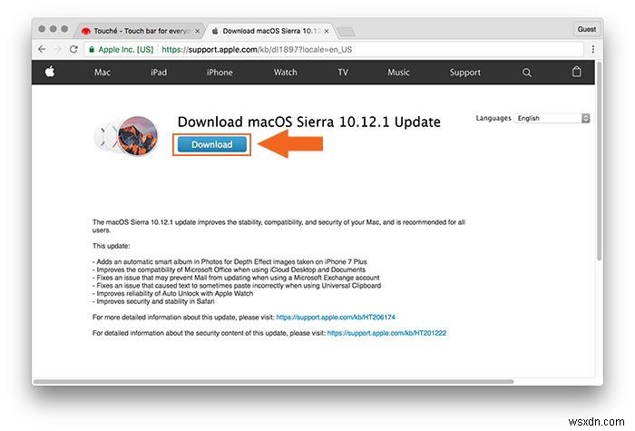 पुराने MacBook पर टच बार फंक्शनैलिटी कैसे प्राप्त करें