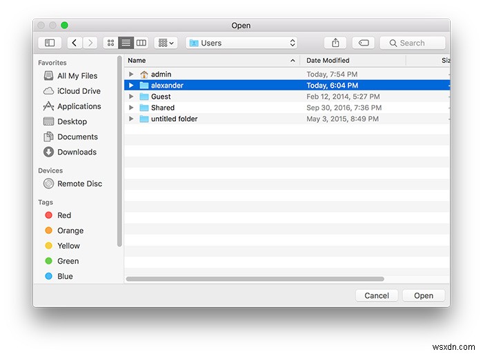 macOS पर अपने होम फ़ोल्डर का नाम कैसे बदलें